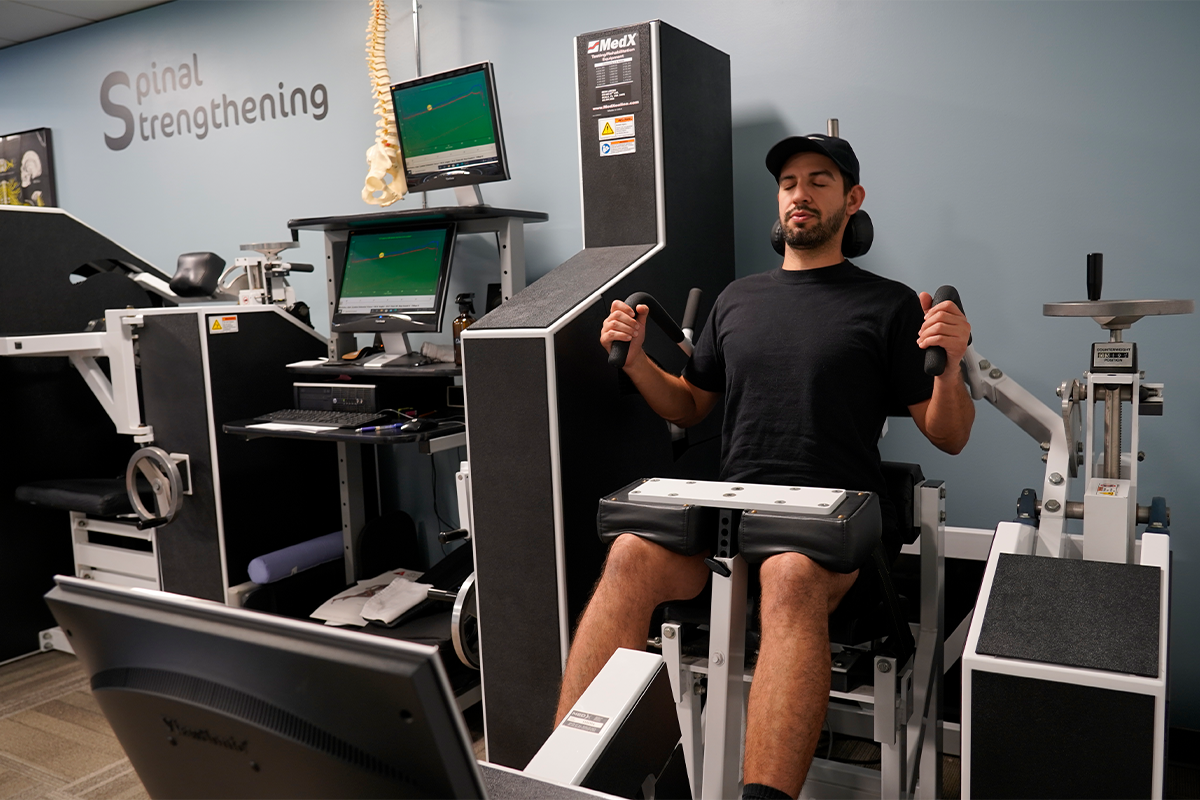 Back strengthening machine hotsell