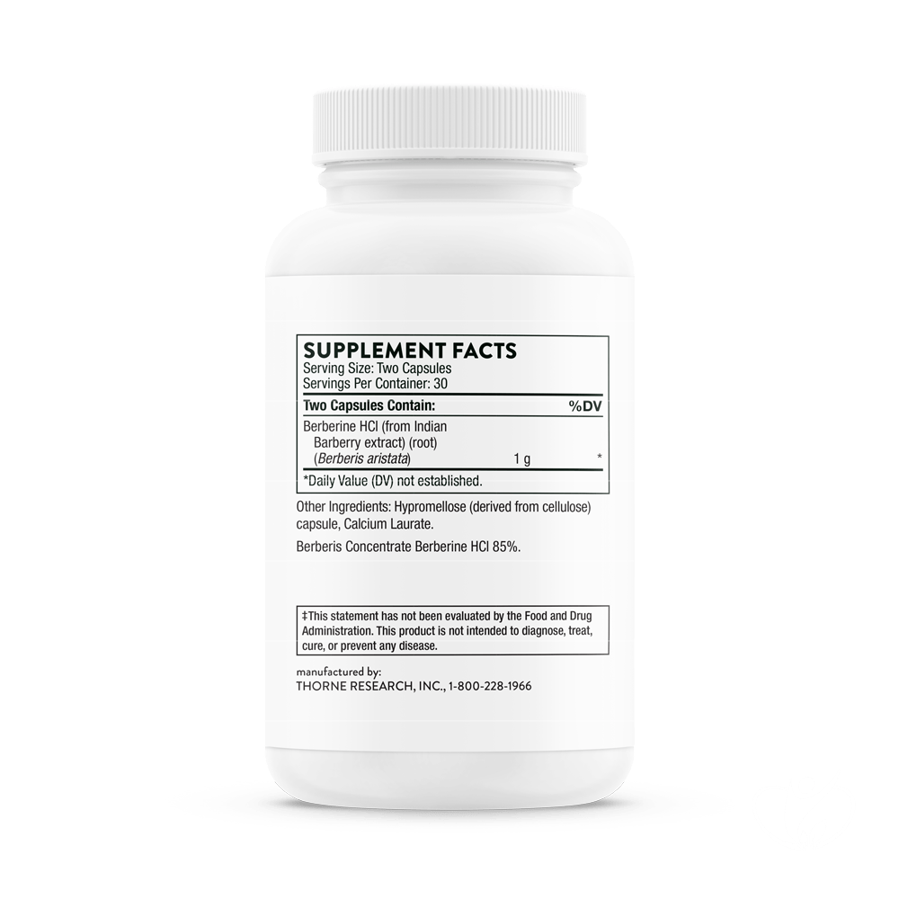 Thorne Nutritional Berberine-500 by Thorne Research