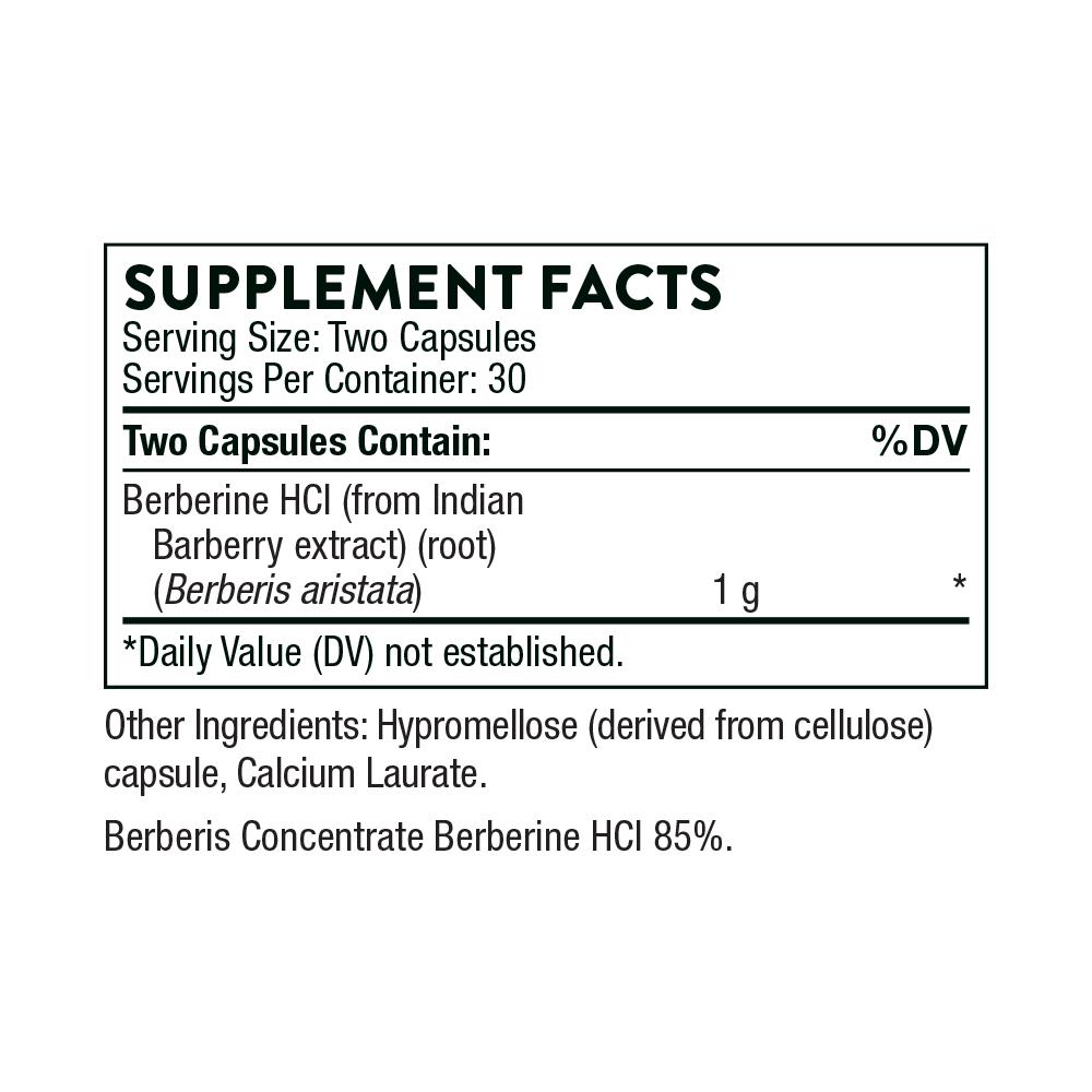 Thorne Nutritional Berberine-500 by Thorne Research