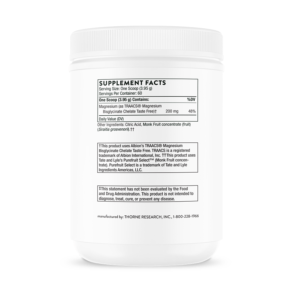 Thorne Nutritional Magnesium Bisglycinate by Thorne Research