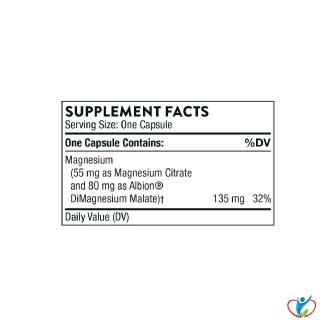 Magnesium CitraMate Supplement Facts