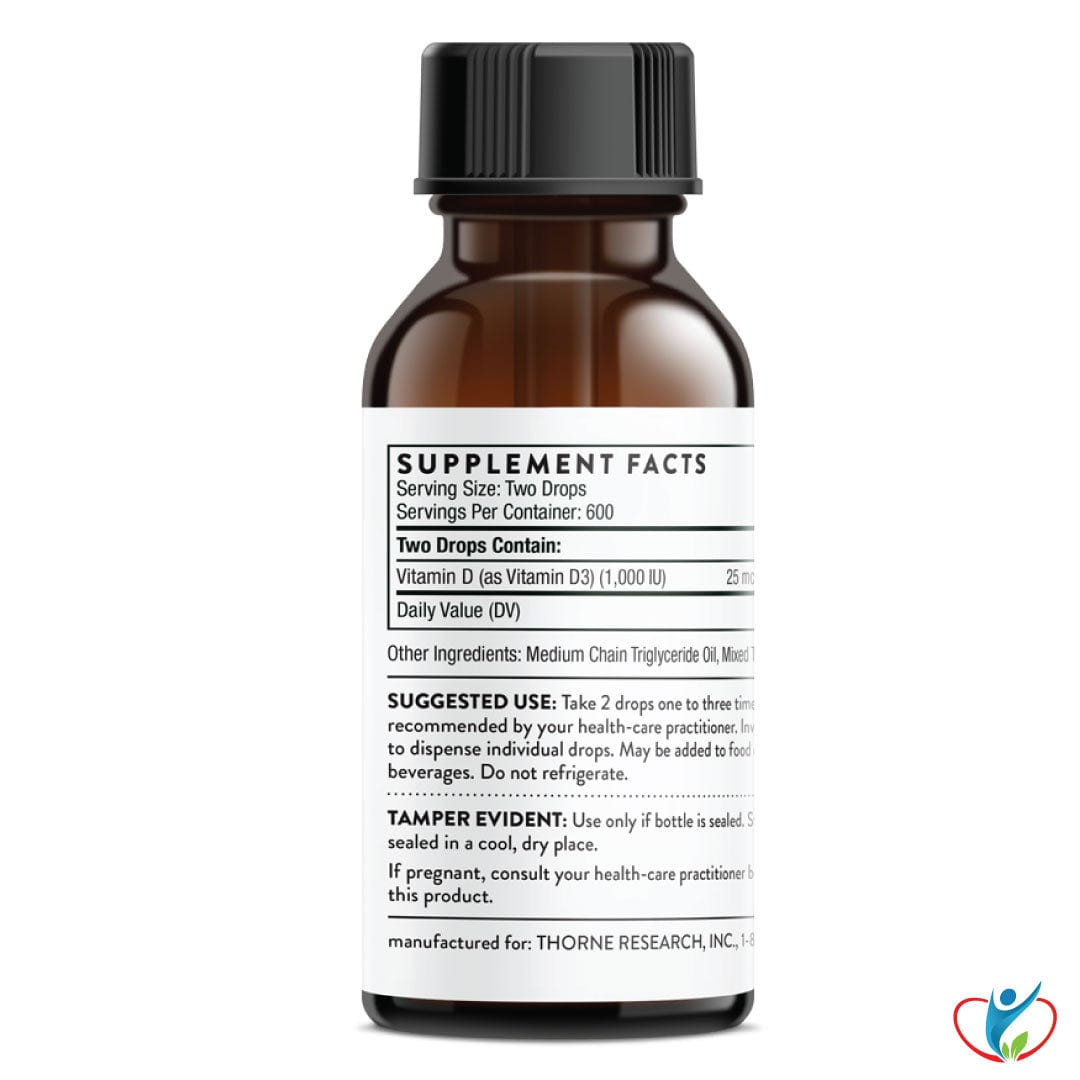 Vitamin D Liquid Safety Label