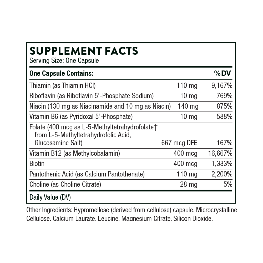 Thorne Nutritional Basic B Complex by Thorne Research