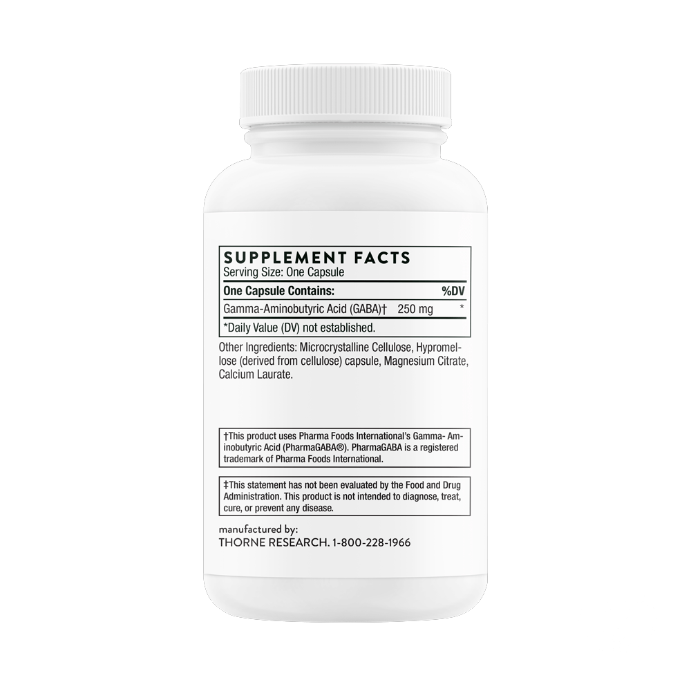 Thorne Nutritional PharmaGABA 250mg by Thorne Research