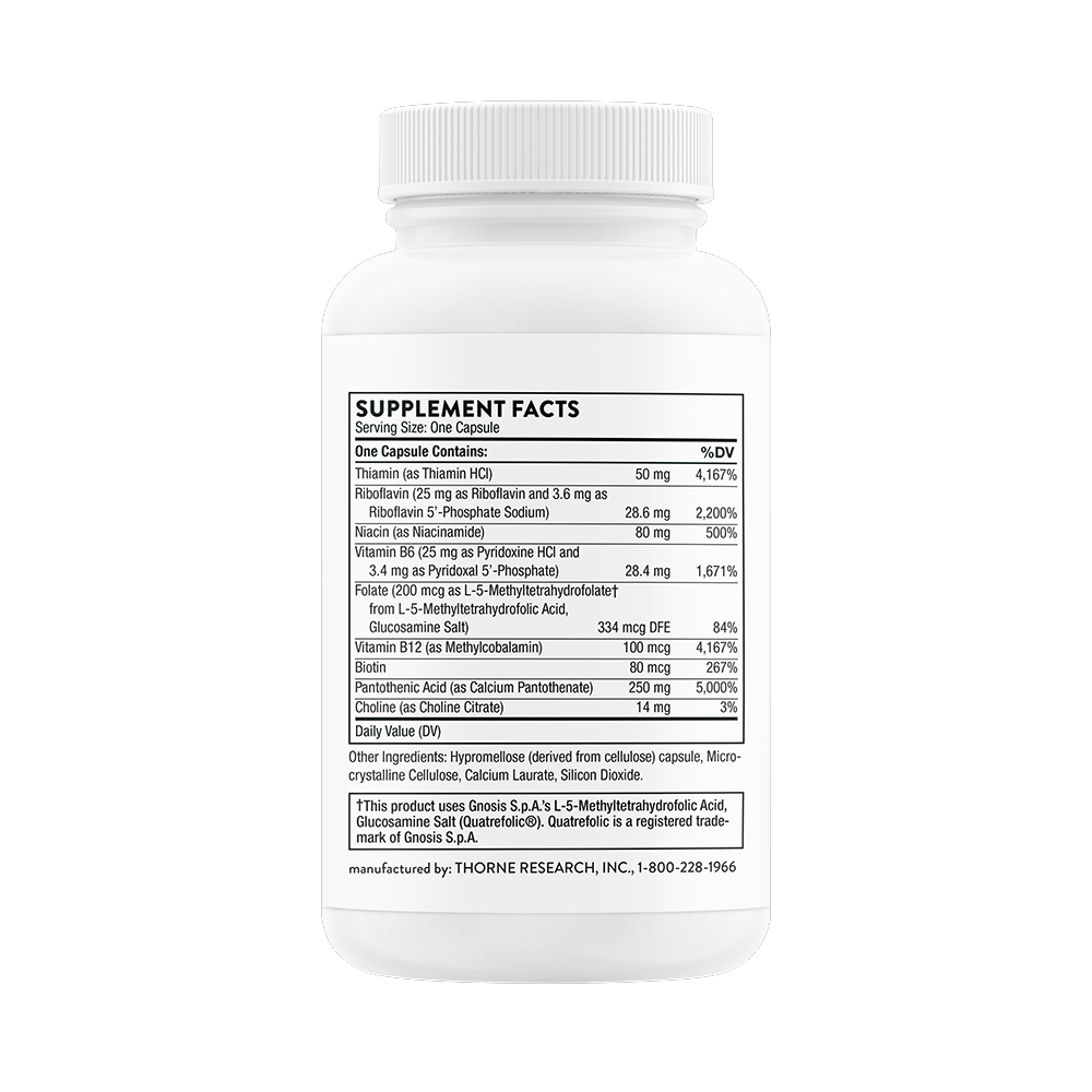 Thorne Nutritional Stress B-Complex by Thorne Research