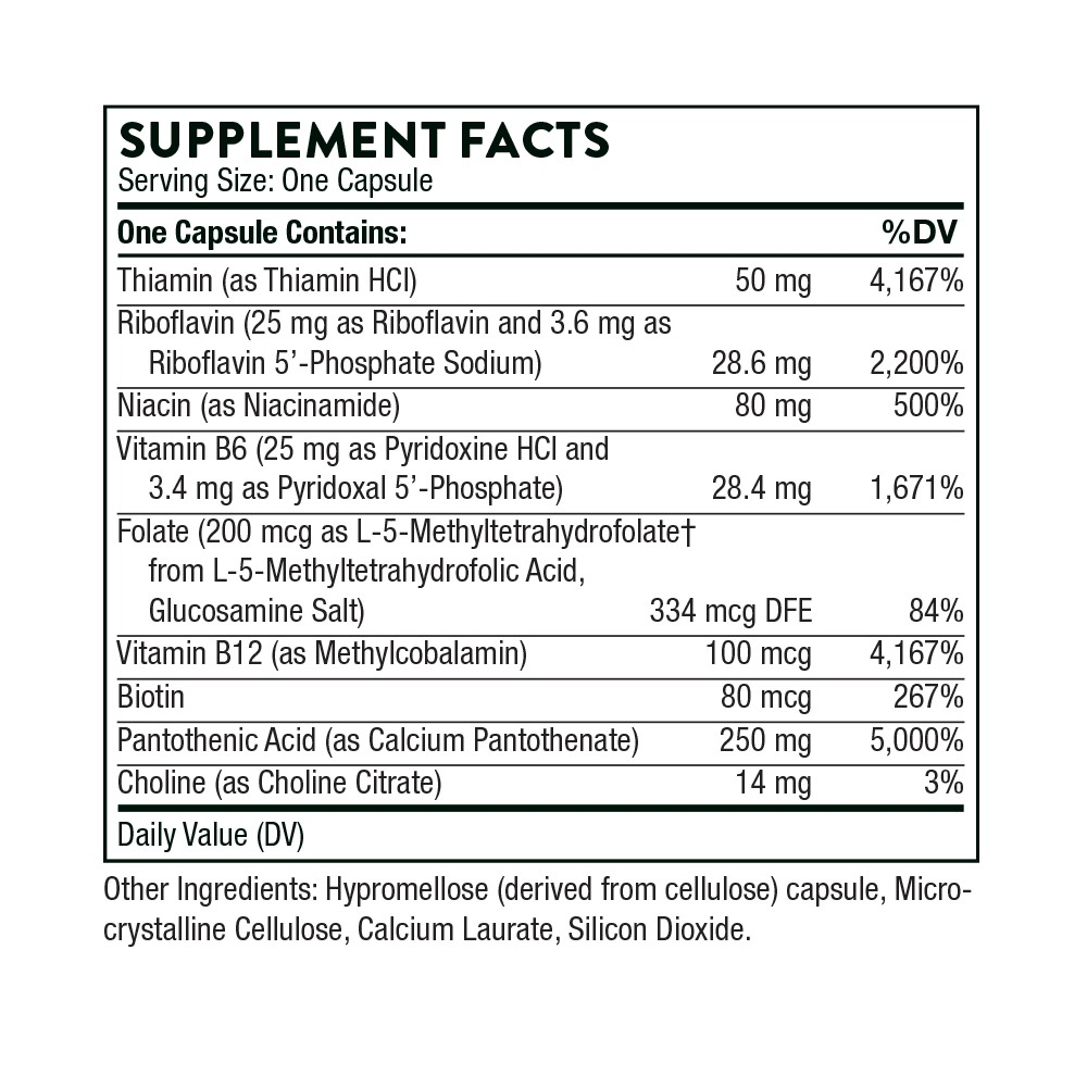 Thorne Nutritional Stress B-Complex by Thorne Research