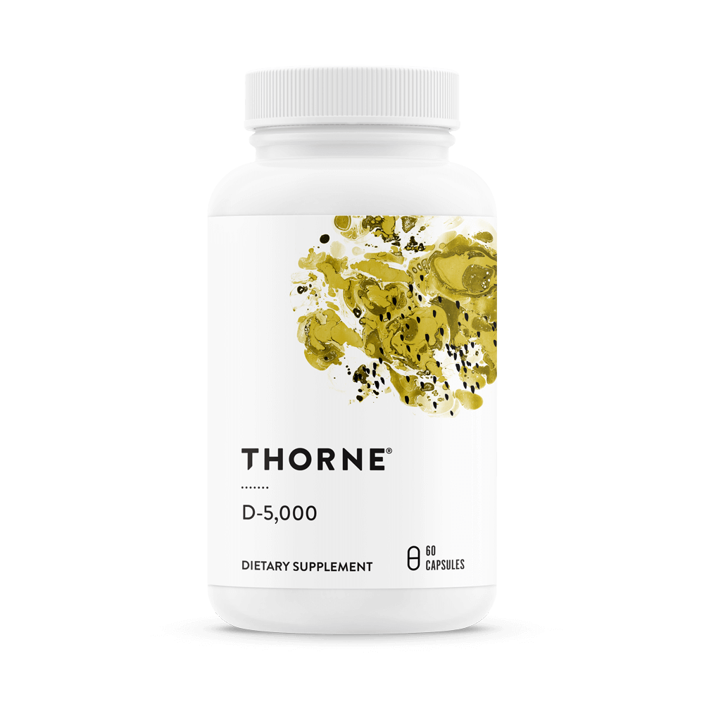 Thorne Nutritional Vitamin D-5,000 - NSF Certified for Sport by Thorne Research