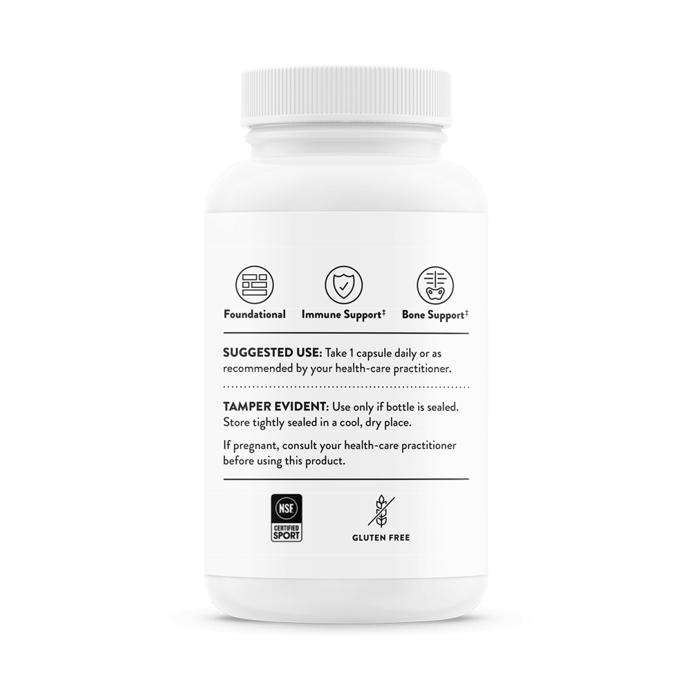 Thorne Nutritional Vitamin D-5,000 - NSF Certified for Sport by Thorne Research