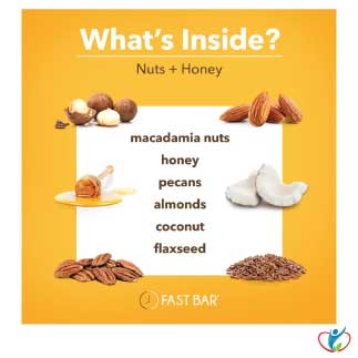 Fast Bar - Nuts & Honey - Healthy Beings Store