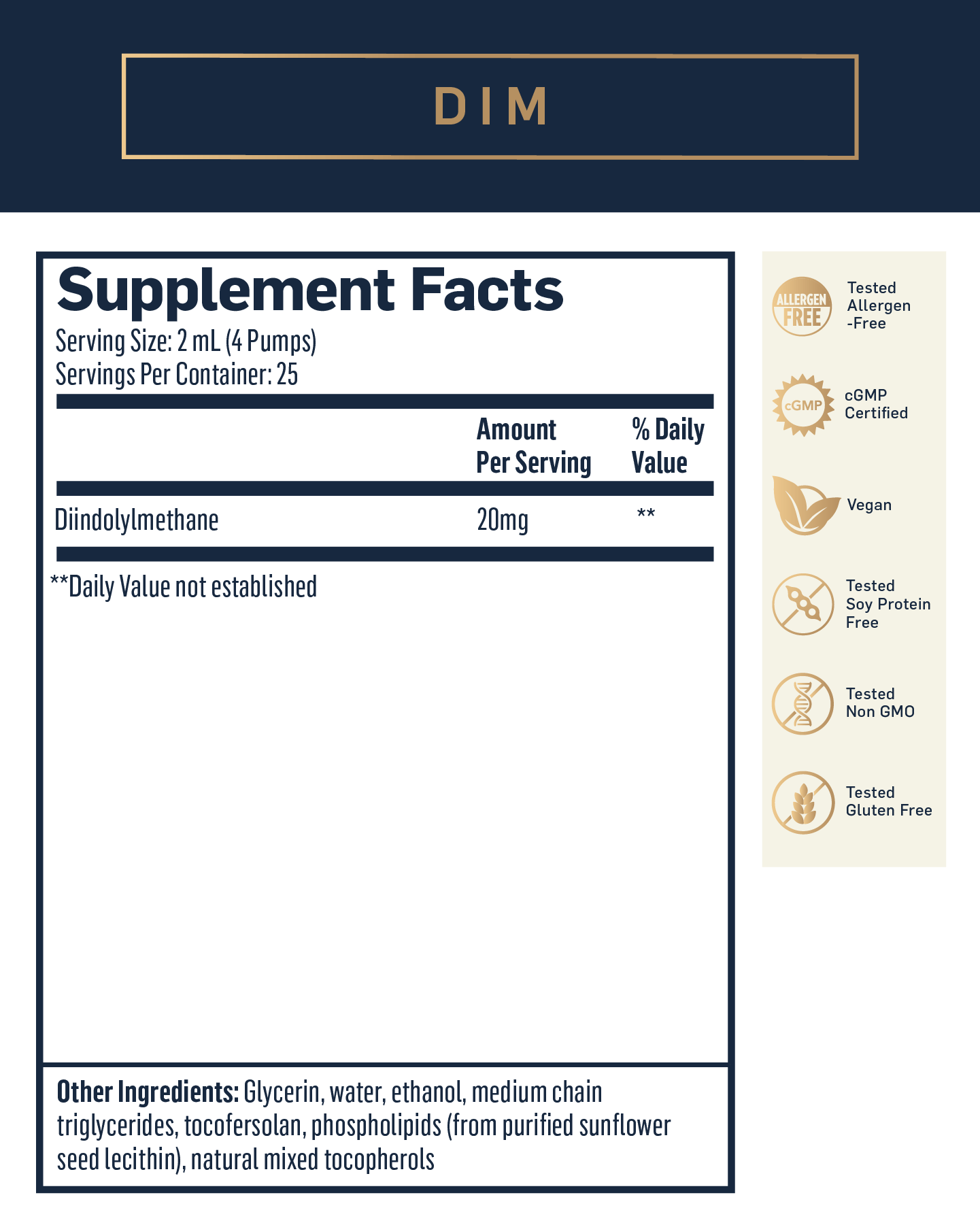 Quicksilver Scientific Nutritional DIM - Quicksilver Scientific