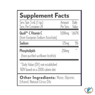 Liposomal Vitamin C Supplement Facts