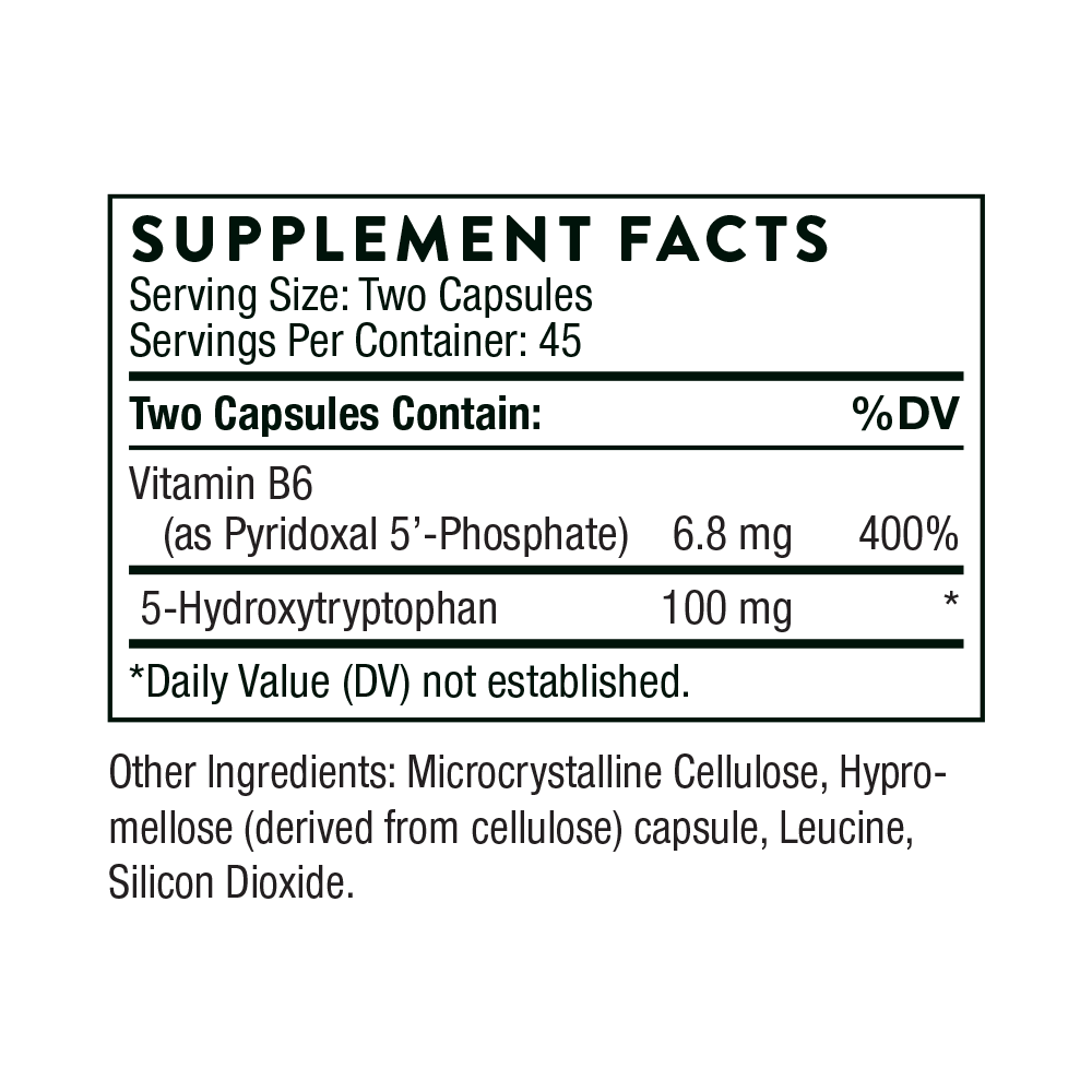 Thorne Nutritional 5-Hydroxytryptophan (5-HTP) by Thorne Research