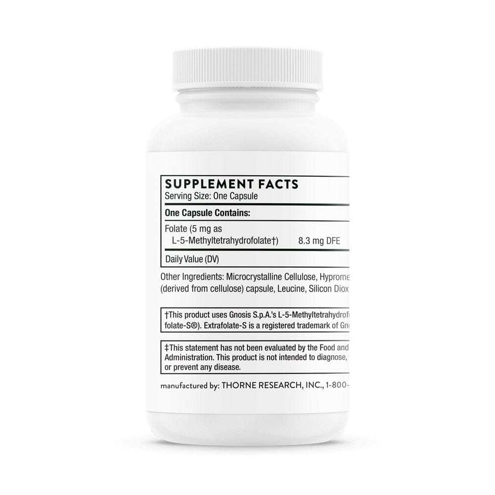 Thorne Nutritional 5-MTHF Active Folate Supplementation by Thorne Research
