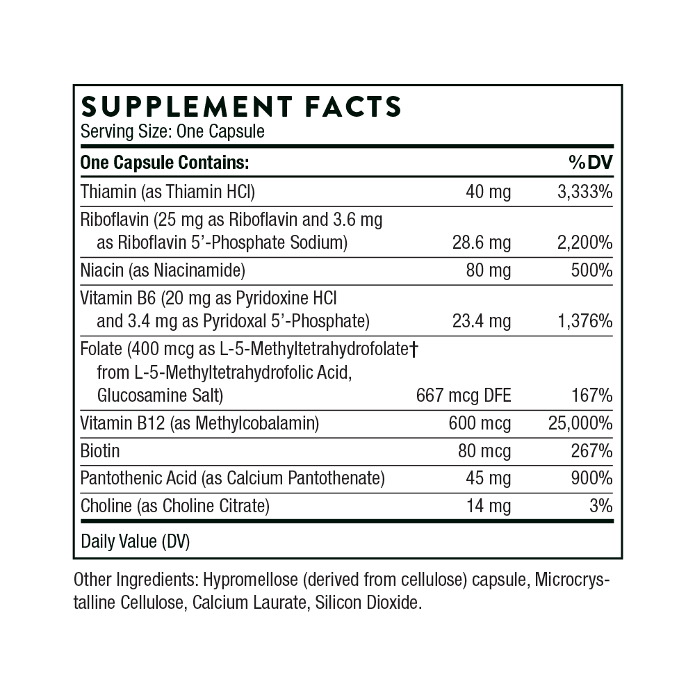 Thorne Nutritional B Complex #12 by Thorne Research