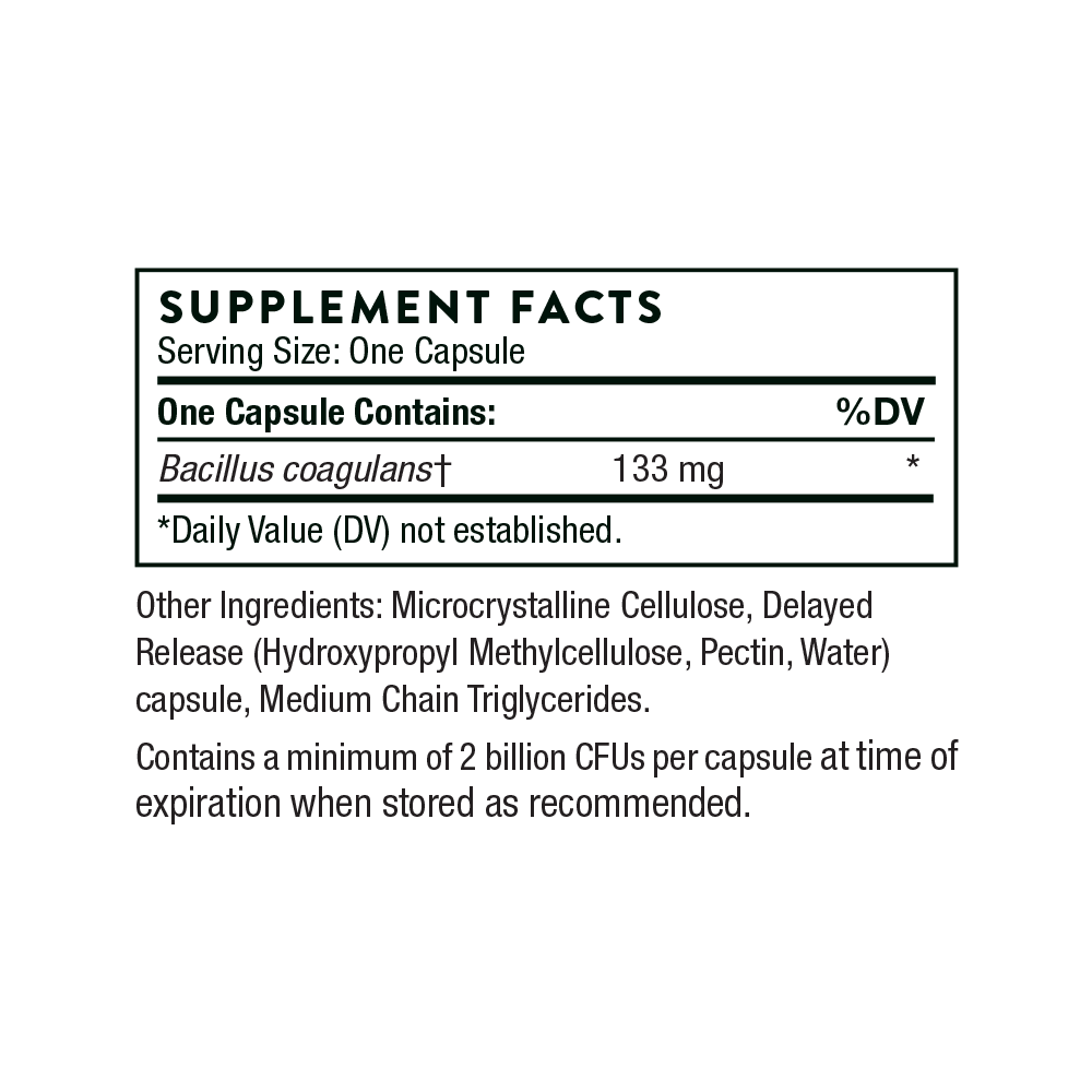 Thorne Nutritional Bacillus Coagulans by Thorne Research