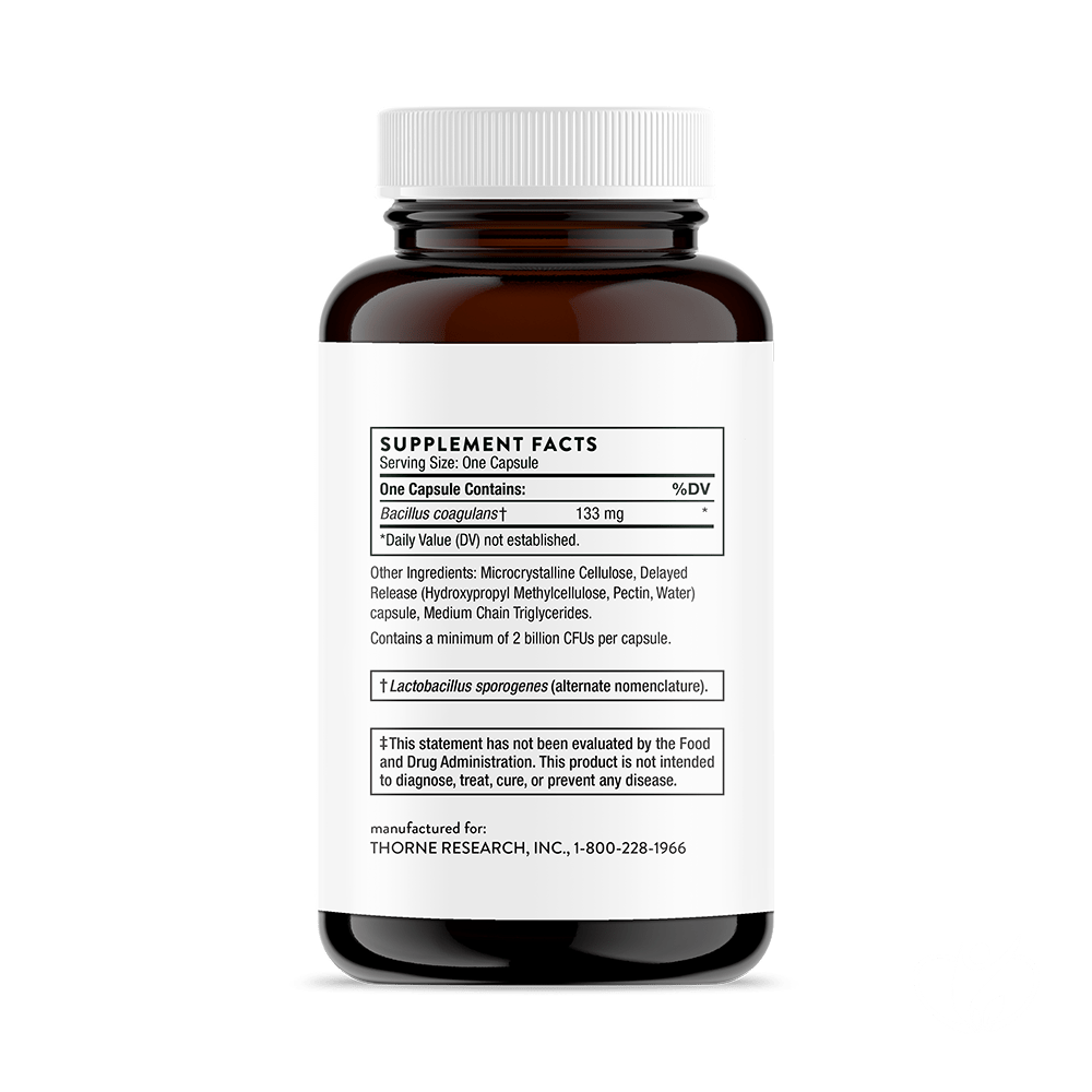 Thorne Nutritional Bacillus Coagulans by Thorne Research