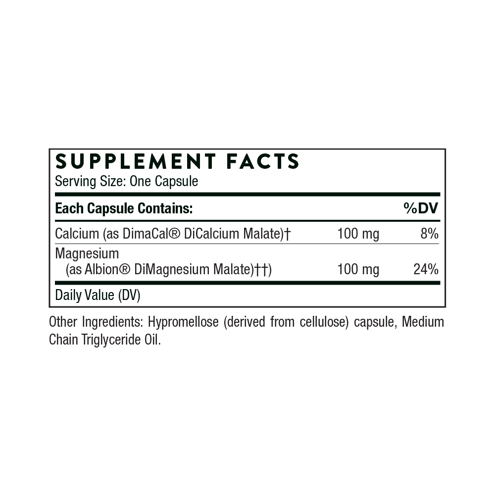 Thorne Nutritional Calcium-Magnesium Malate by Thorne Research