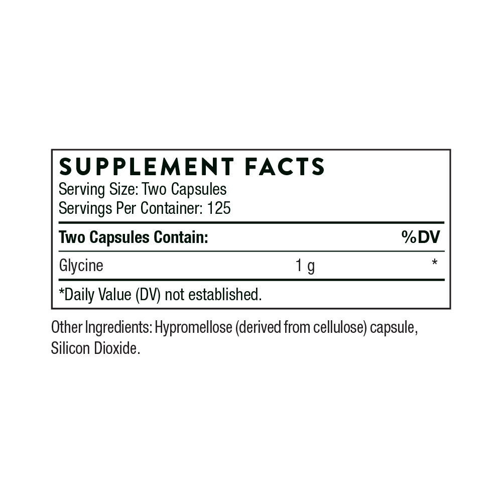 Thorne Nutritional Glycine by Thorne