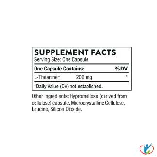 Theanine (90's) Supplement Facts